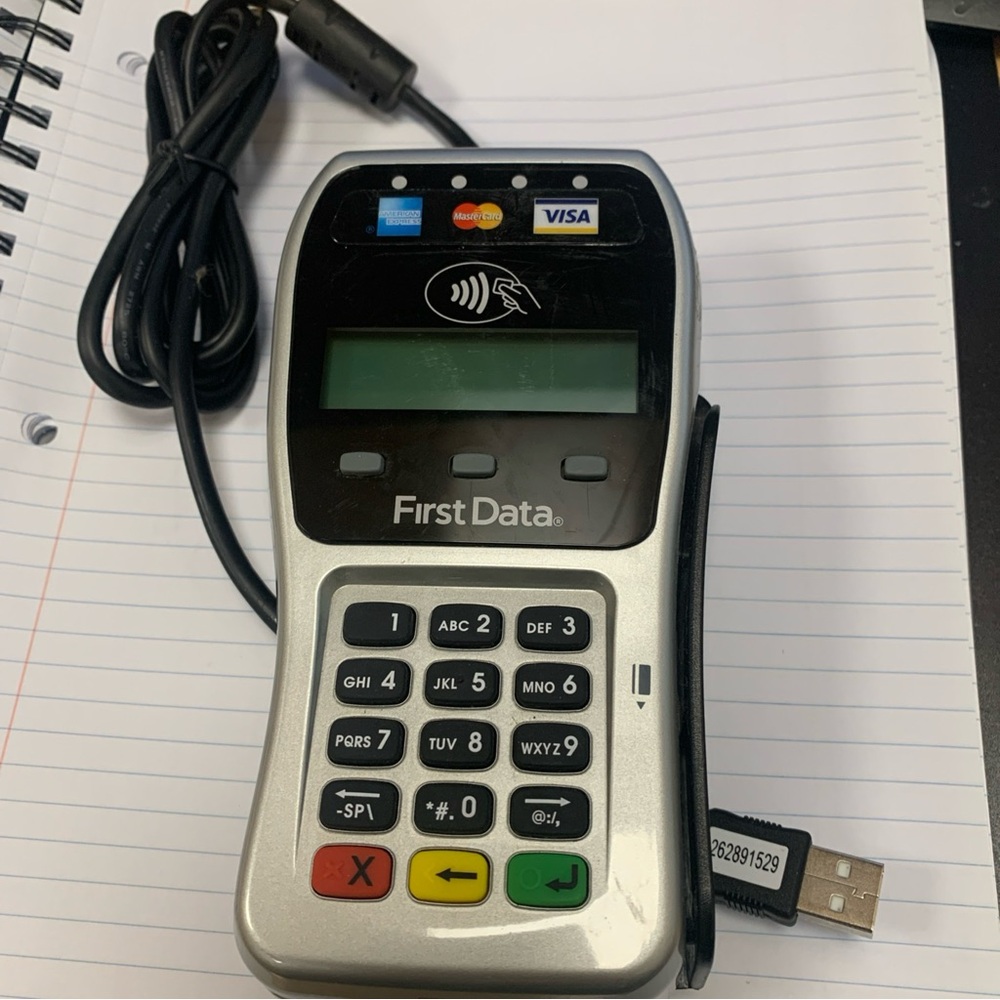First Data FD-35 Card Terminal w/ USB Cable